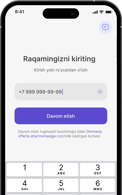 Tezda ilovasini yuklab olish uchun ko'rsatma