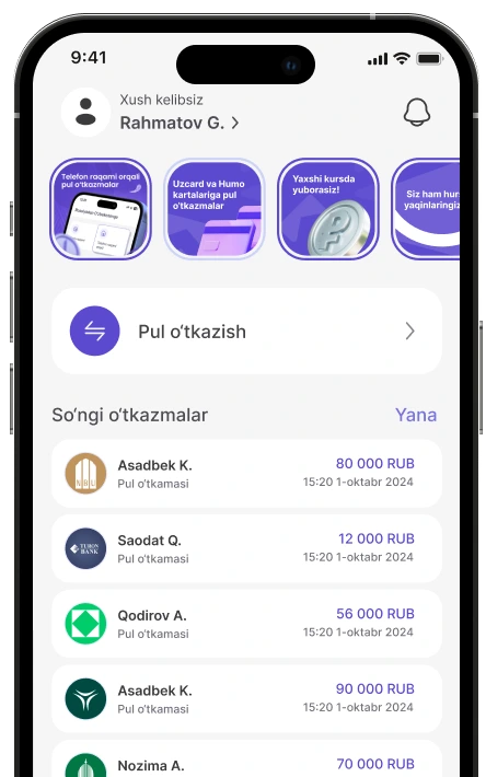 Tezda ilovasini yuklab olish uchun ko'rsatma